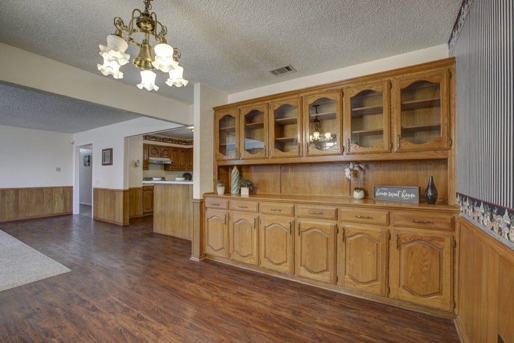 Dining Room w/ Built-in Cabinet