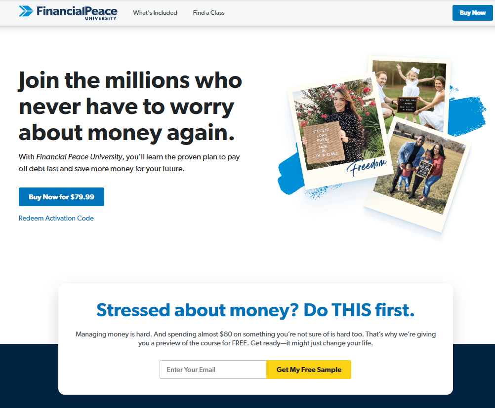 Financial Peace University - Free Sample