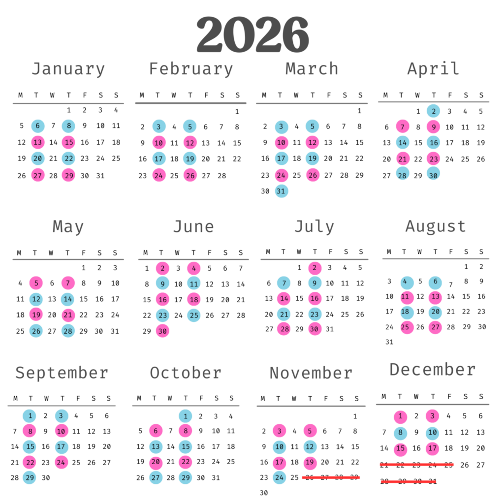 5 Loaves 2026-Pantry-Calender