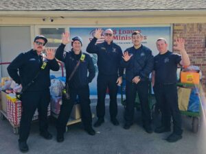 Sachse First Responders at 5 Loaves Ministries
